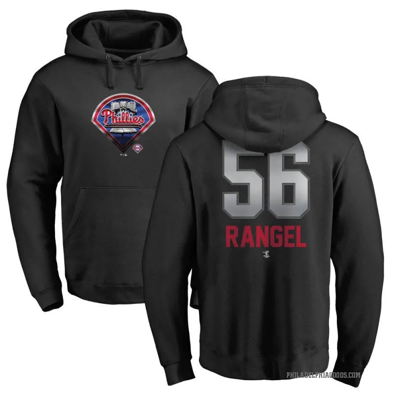 Alan Rangel Men's Black Philadelphia Phillies Branded Midnight Mascot Pullover Hoodie -