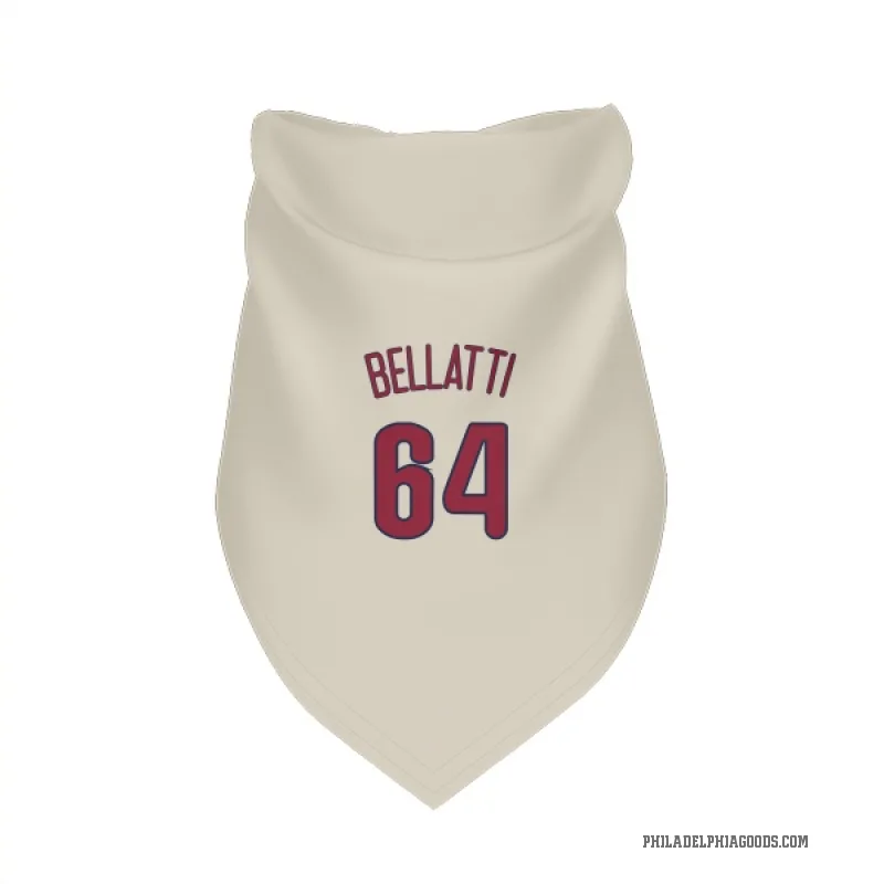 Andrew Bellatti  Cream Philadelphia Phillies  Cat & Dog Pet Bandana