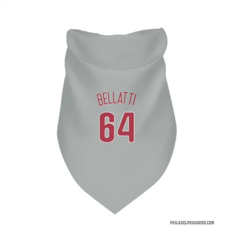 Andrew Bellatti  Gray Philadelphia Phillies  Cat & Dog Pet Bandana