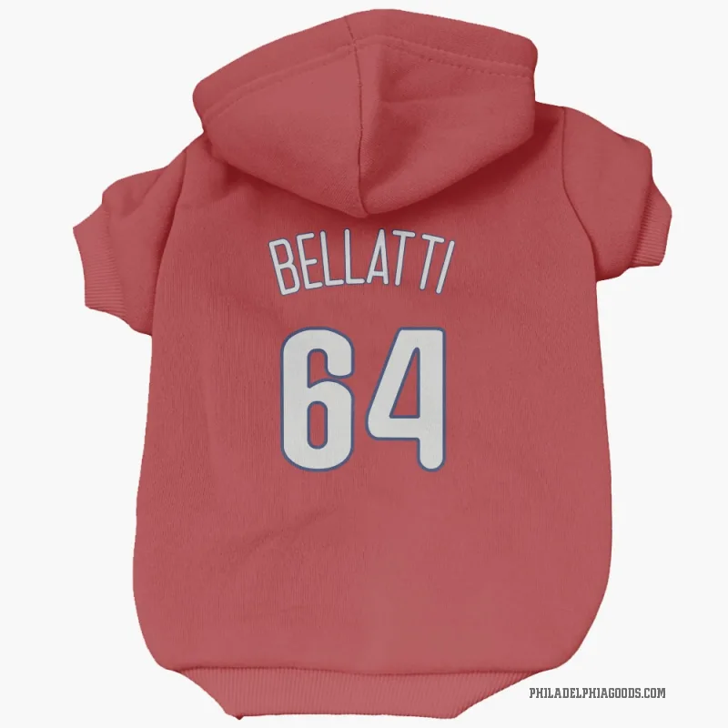 Andrew Bellatti  Red Philadelphia Phillies  Cat & Dog Pet Hoodie