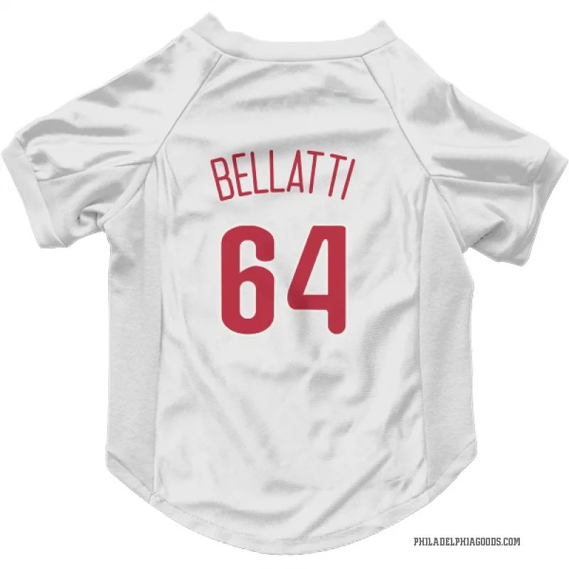 Andrew Bellatti  Scarlet Philadelphia Phillies  Cat & Dog Pet Jersey
