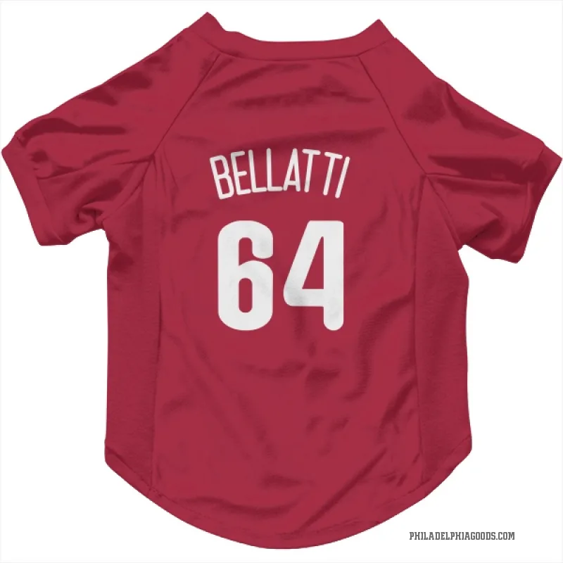 Andrew Bellatti  White Philadelphia Phillies  Cat & Dog Pet Jersey