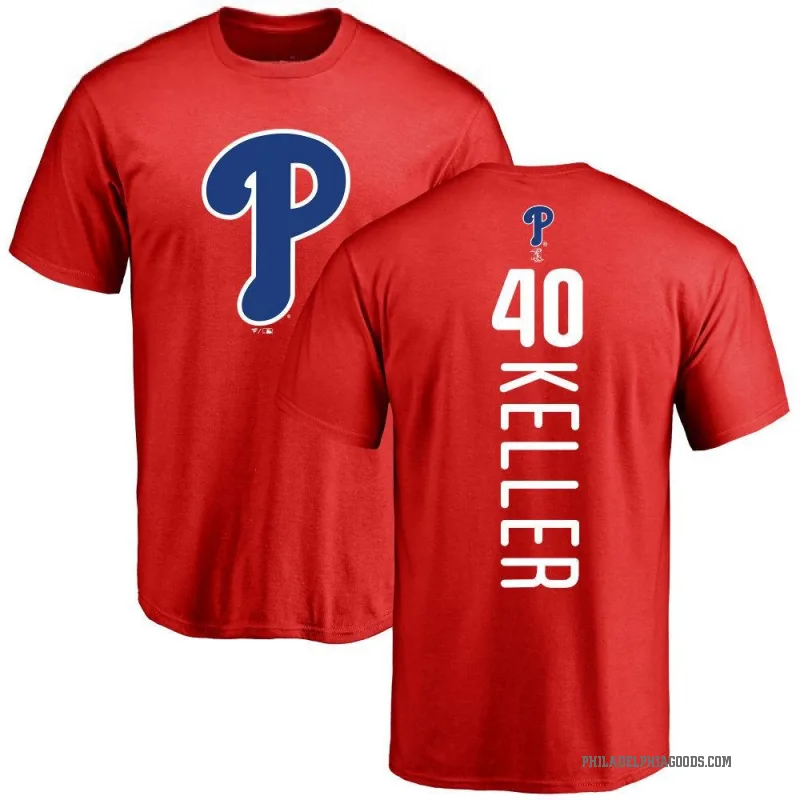 Brad Keller Youth Red Philadelphia Phillies Backer T-Shirt -