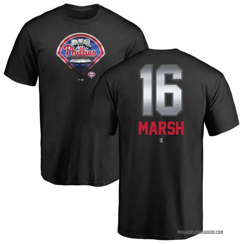 Brandon Marsh Men's Black Philadelphia Phillies Midnight Mascot T-Shirt -