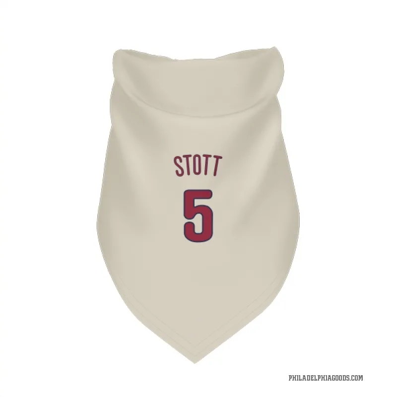 Bryson Stott  Cream Philadelphia Phillies  Cat & Dog Pet Bandana