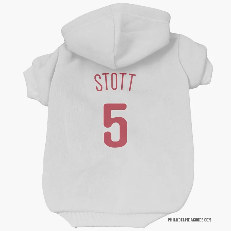 Bryson Stott  Scarlet Philadelphia Phillies  Cat & Dog Pet Hoodie