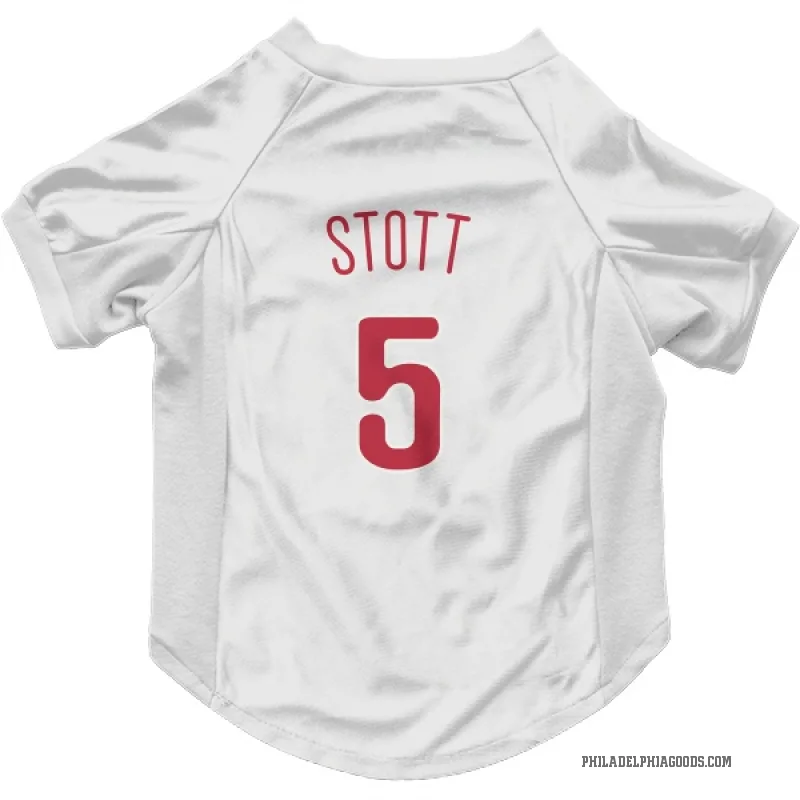 Bryson Stott  Scarlet Philadelphia Phillies  Cat & Dog Pet Jersey
