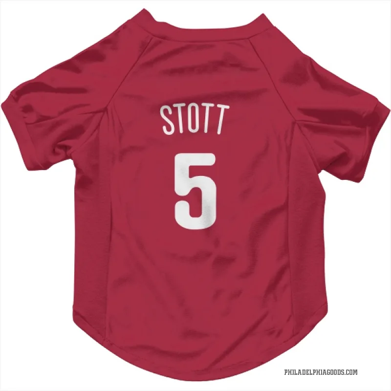Bryson Stott  White Philadelphia Phillies  Cat & Dog Pet Jersey