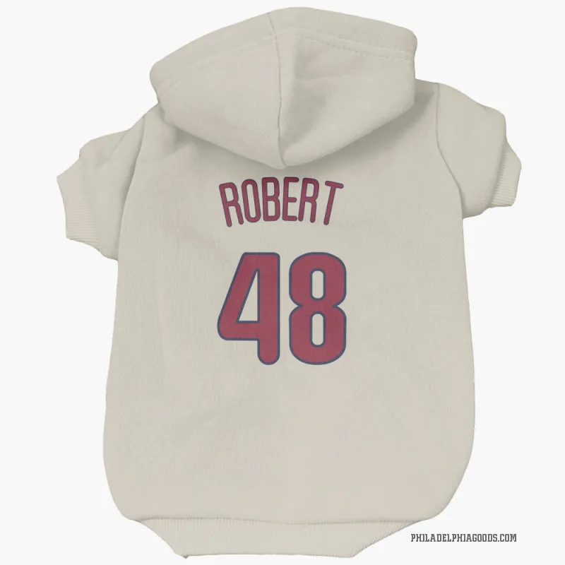 Daniel Robert  Cream Philadelphia Phillies  Cat & Dog Pet Hoodie