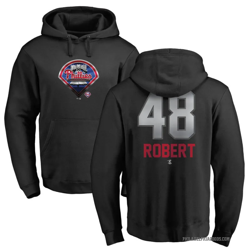Daniel Robert Men's Black Philadelphia Phillies Branded Midnight Mascot Pullover Hoodie -