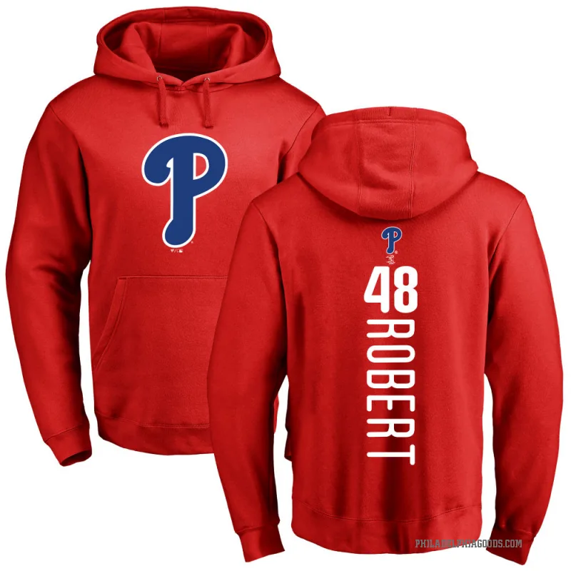 Daniel Robert Men's Red Philadelphia Phillies Backer Pullover Hoodie