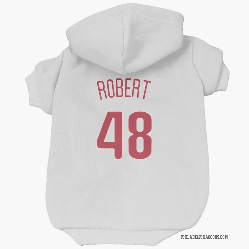 Daniel Robert  Scarlet Philadelphia Phillies  Cat & Dog Pet Hoodie
