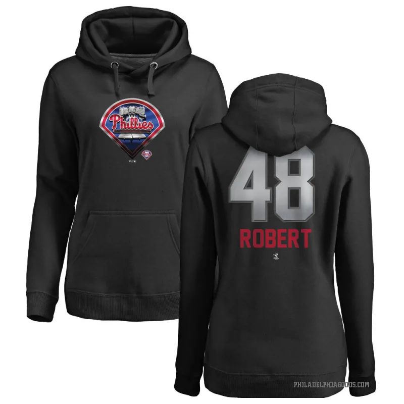 Daniel Robert Women's Black Philadelphia Phillies Branded Midnight Mascot Pullover Hoodie -
