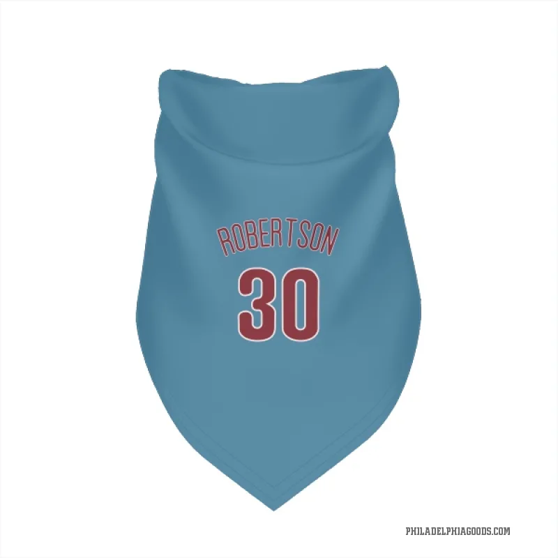 David Robertson  Light Blue Philadelphia Phillies  Cat & Dog Pet Bandana
