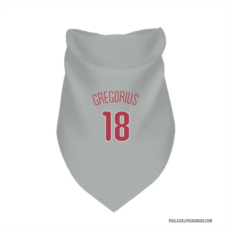 Didi Gregorius  Gray Philadelphia Phillies  Cat & Dog Pet Bandana