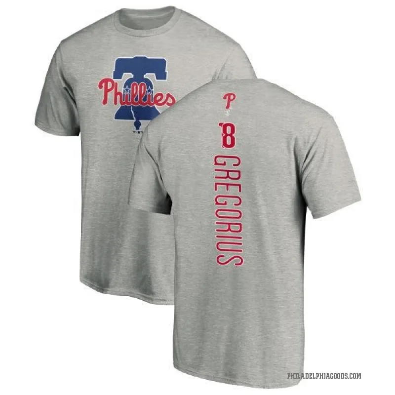 Didi Gregorius Men's Ash Philadelphia Phillies Backer T-Shirt -