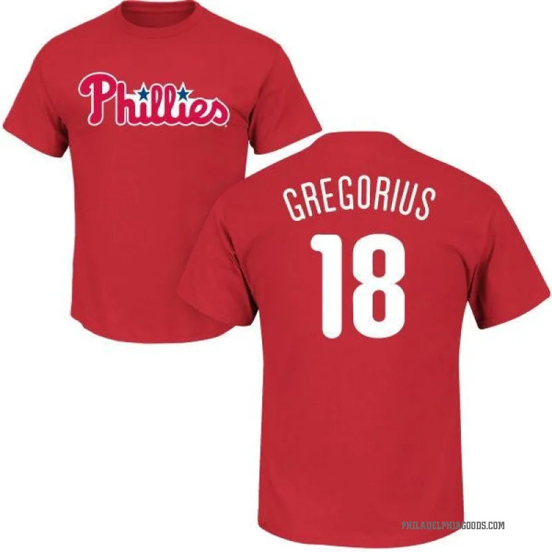 Didi Gregorius Men's Red Philadelphia Phillies Roster T-Shirt -