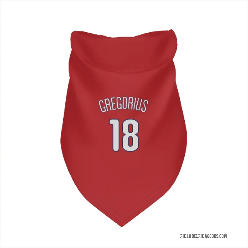 Didi Gregorius  Red Philadelphia Phillies  Cat & Dog Pet Bandana