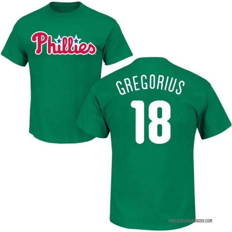 Didi Gregorius Youth Green Philadelphia Phillies St. Patrick's Day Roster T-Shirt -