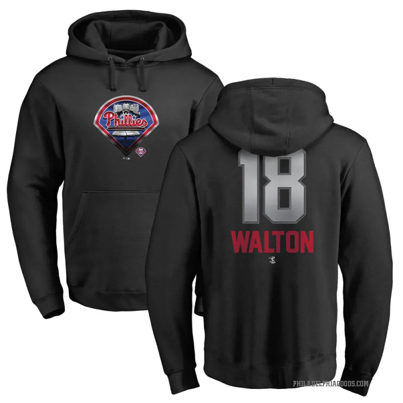 Donovan Walton Youth Black Philadelphia Phillies Branded Midnight Mascot Pullover Hoodie -