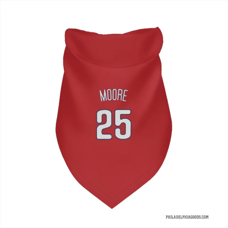 Dylan Moore  Red Philadelphia Phillies  Cat & Dog Pet Bandana