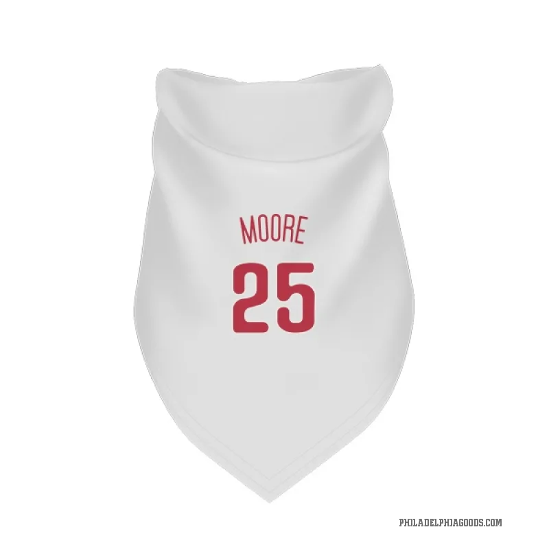 Dylan Moore  Scarlet Philadelphia Phillies  Cat & Dog Pet Bandana