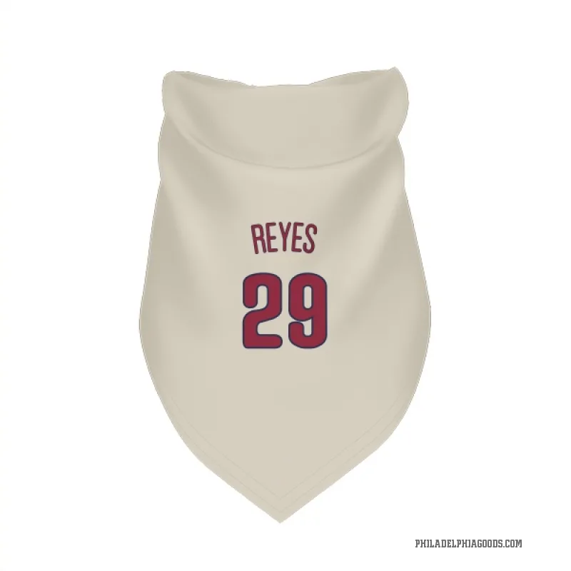 Felix Reyes  Cream Philadelphia Phillies  Cat & Dog Pet Bandana