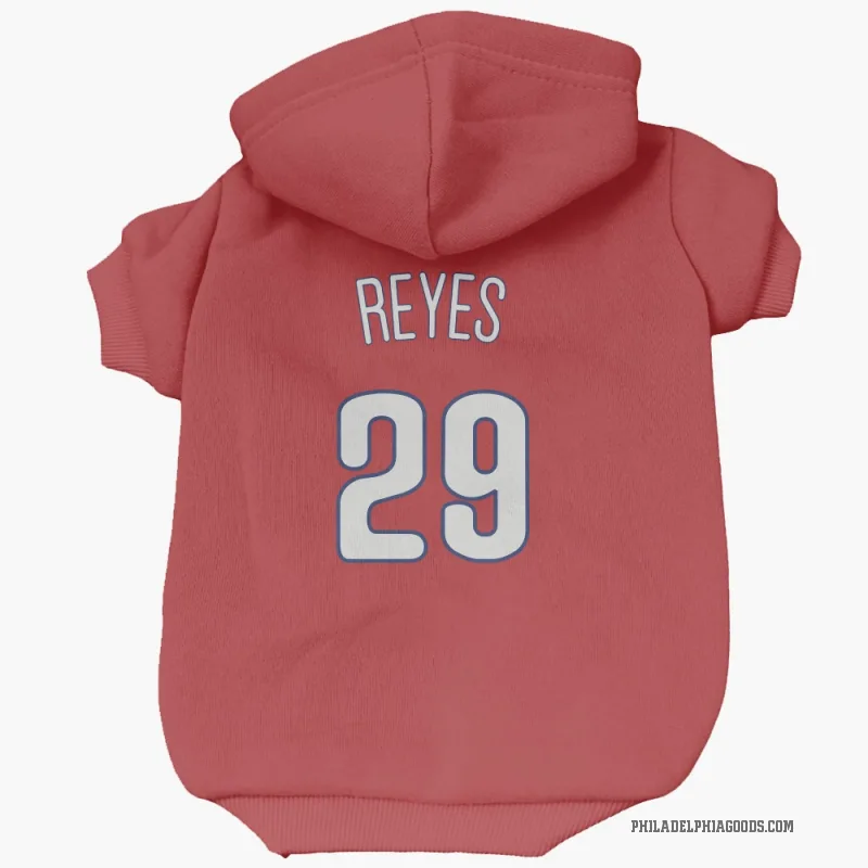 Felix Reyes  Red Philadelphia Phillies  Cat & Dog Pet Hoodie