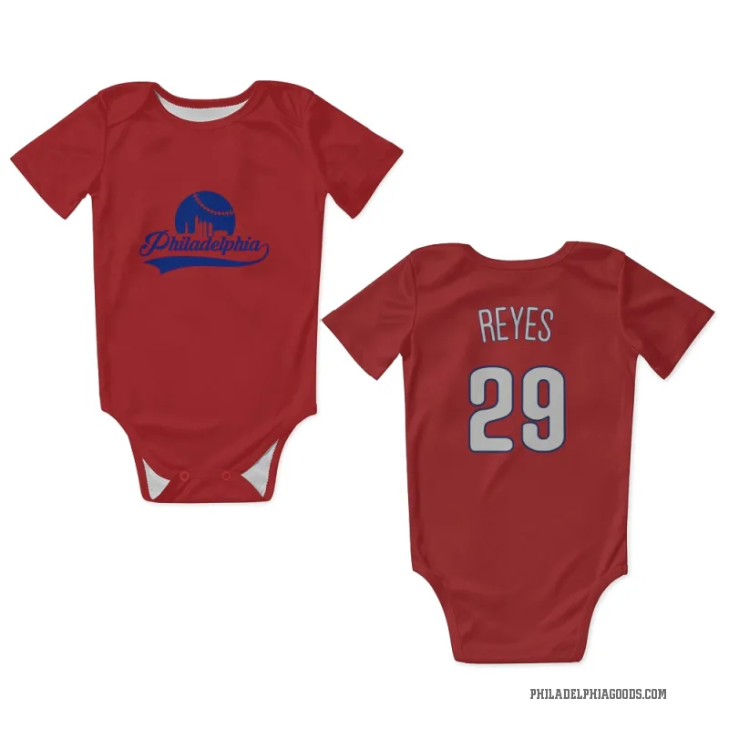 Felix Reyes  Red Philadelphia Phillies  Newborn & Infant Bodysuit