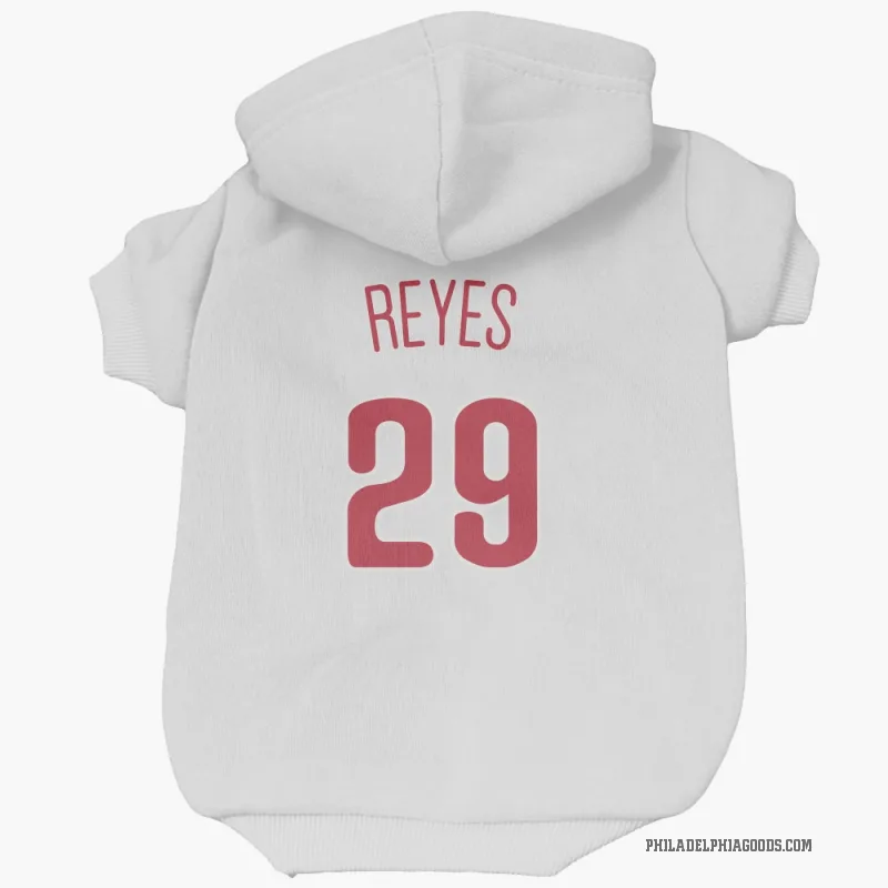 Felix Reyes  Scarlet Philadelphia Phillies  Cat & Dog Pet Hoodie