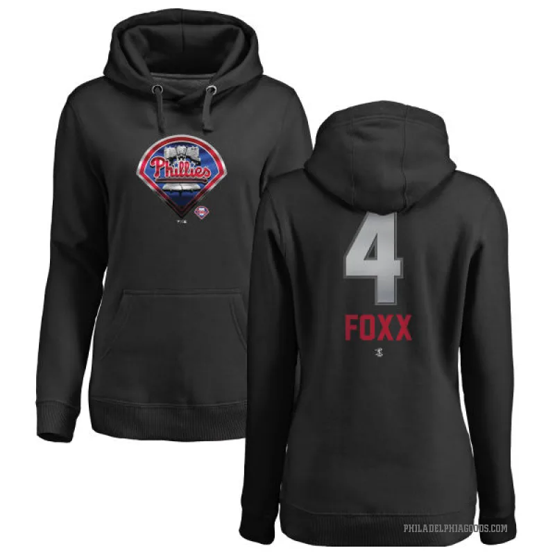 Jimmy Foxx Women's Black Philadelphia Phillies Branded Midnight Mascot Pullover Hoodie -