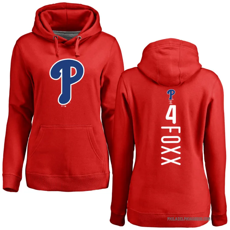 Jimmy Foxx Women's Red Philadelphia Phillies Backer Pullover Hoodie