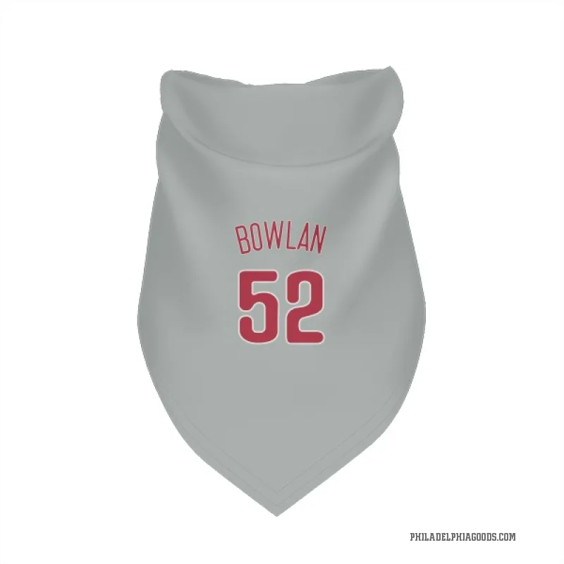 Jonathan Bowlan  Gray Philadelphia Phillies  Cat & Dog Pet Bandana