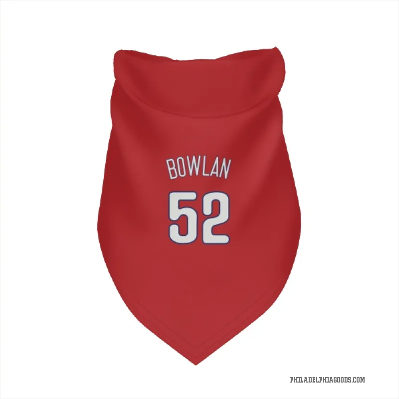 Jonathan Bowlan  Red Philadelphia Phillies  Cat & Dog Pet Bandana