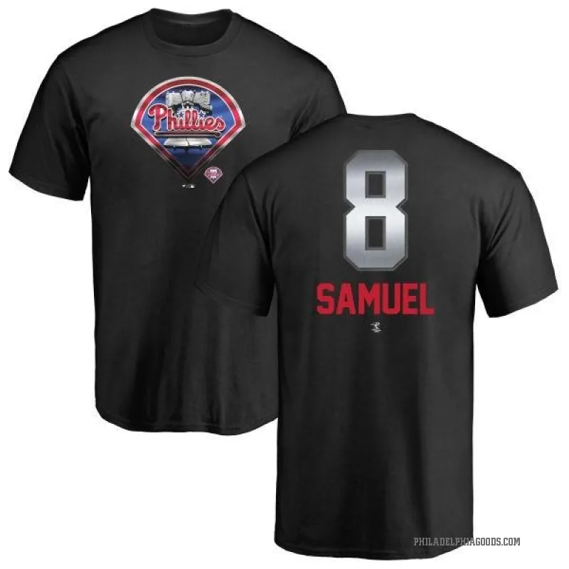Juan Samuel Men's Black Philadelphia Phillies Midnight Mascot T-Shirt -