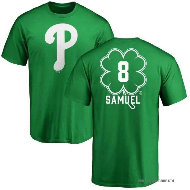 Juan Samuel Men's Green Philadelphia Phillies Dubliner T-Shirt - Kelly