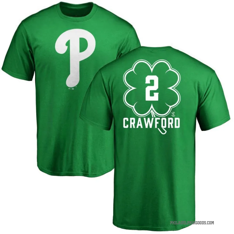 Justin Crawford Men's Green Philadelphia Phillies Dubliner T-Shirt - Kelly