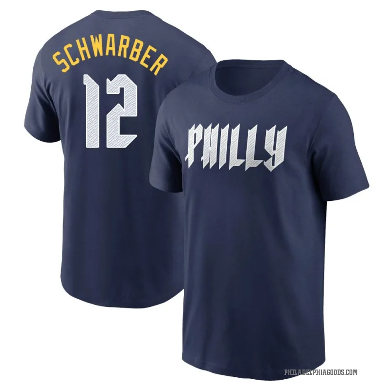Kyle Schwarber Youth Navy Philadelphia Phillies 2024 City Connect Fuse T-Shirt