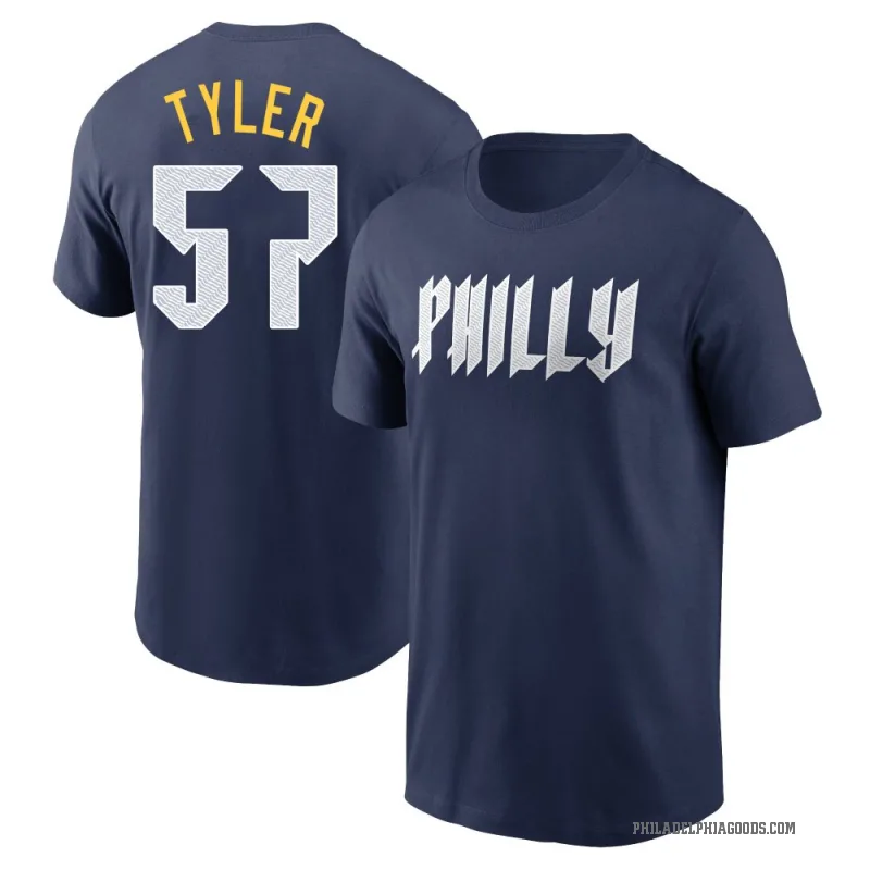 Kyle Tyler Youth Navy Philadelphia Phillies 2024 City Connect Fuse T-Shirt