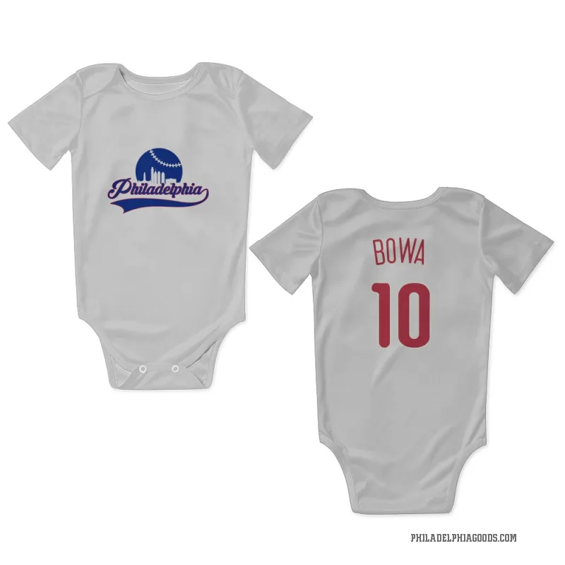 Larry Bowa  Scarlet Philadelphia Phillies  Newborn & Infant Bodysuit
