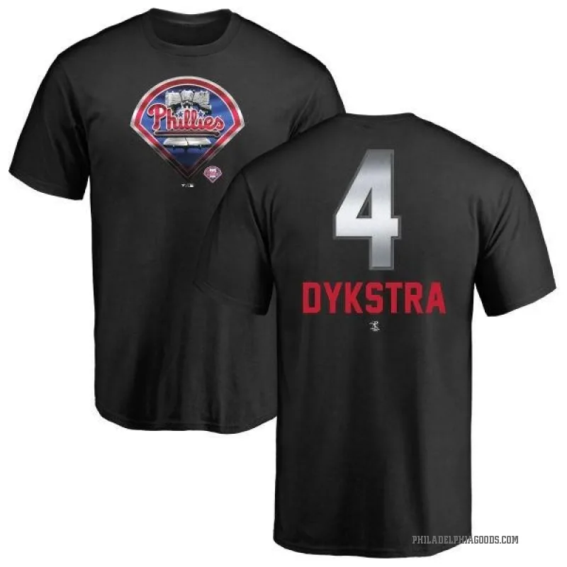 Lenny Dykstra Men's Black Philadelphia Phillies Midnight Mascot T-Shirt -