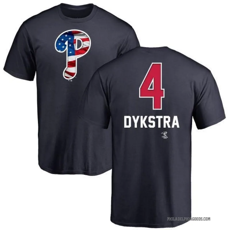 Lenny Dykstra Youth Navy Philadelphia Phillies Name and Number Banner Wave T-Shirt -