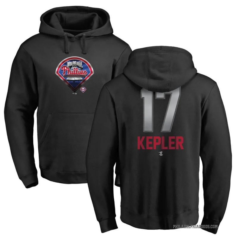 Max Kepler Youth Black Philadelphia Phillies Branded Midnight Mascot Pullover Hoodie -