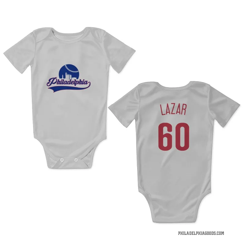 Max Lazar  Scarlet Philadelphia Phillies  Newborn & Infant Bodysuit