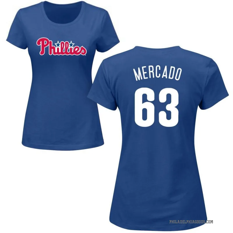 Michael Mercado Women's Royal Philadelphia Phillies Roster T-Shirt -