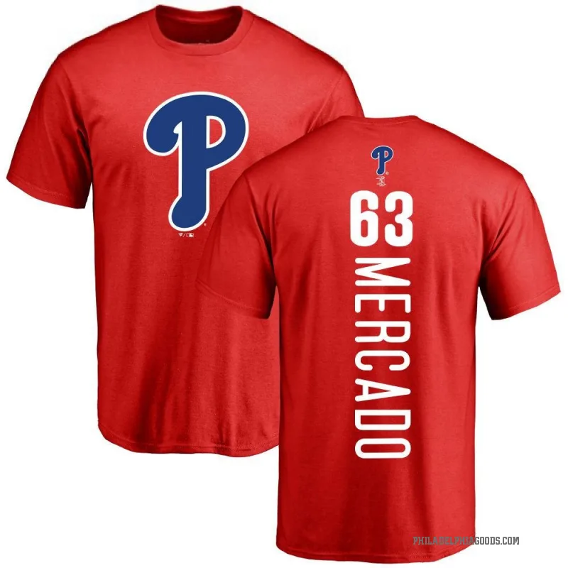 Michael Mercado Youth Red Philadelphia Phillies Backer T-Shirt -