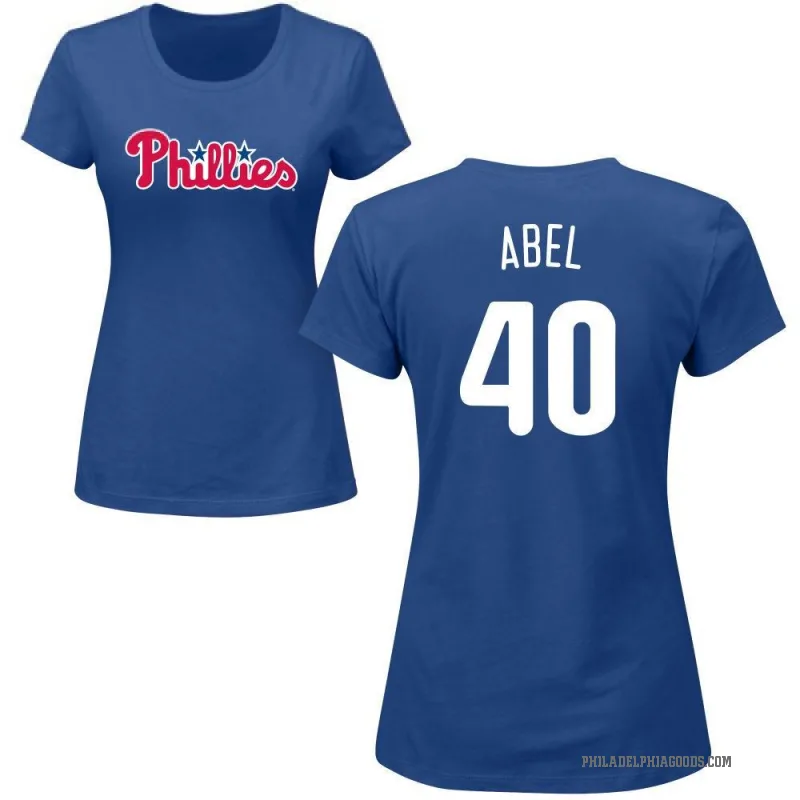 Mick Abel Women's Royal Philadelphia Phillies Roster T-Shirt -