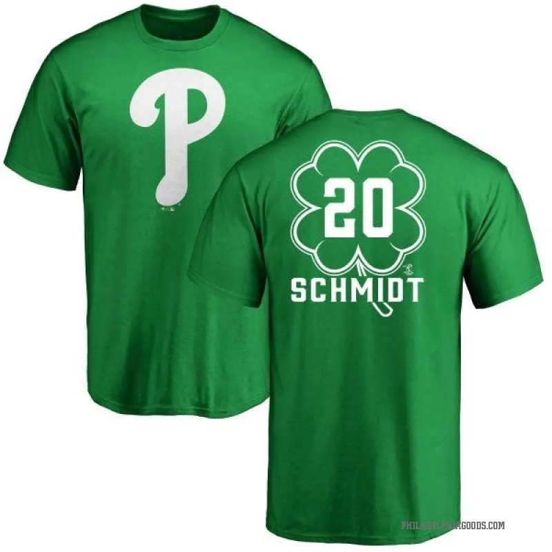 Mike Schmidt Men's Green Philadelphia Phillies Dubliner T-Shirt - Kelly