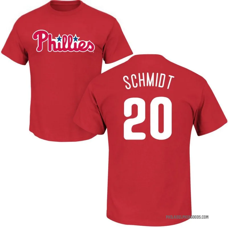 Mike Schmidt Youth Red Philadelphia Phillies Roster T-Shirt -