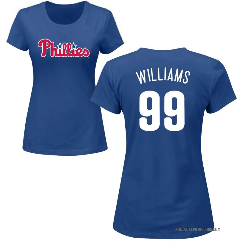 Mitch Williams Women's Royal Philadelphia Phillies Roster T-Shirt -